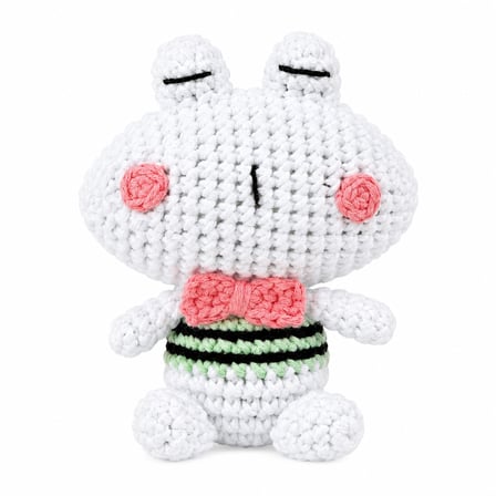BakGelAl Hello Adorable Amigurumi Kurbağa Yapım Kiti , Kendin Yap Hobi Seti, Türkçe Anlatımlı