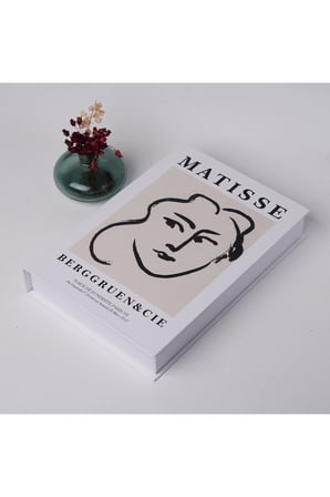 Bak Gel Al Kitap Görünümlü Dekoratif Kutu, Iskandinav Tarzı , Saklama Kutusu ve Ev Ofis Süsleme