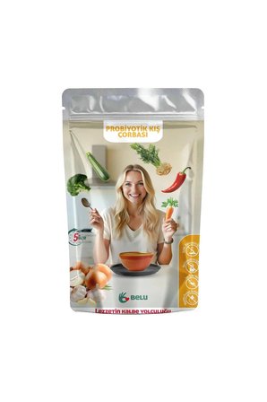 Şehriyeli Probiyotik Kış Çorbası 60 gr (4 Porsiyon) Pestisitsiz Bebek, Çocuk ve Yetişkin İçin Uygun
