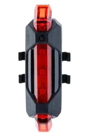 Buffer USB Şarj Edilebilir Parlak Bisiklet LED Lamba Su Geçirmez Güvenlik Uyarı Arka Lamba Işığı