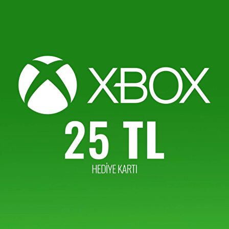 Xbox Live 25 TL Hediye Kartı