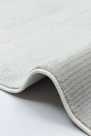 GENOA-52-G Yumuşak Sık Dokuma Modern Salon Koridor Halısı-GÜMÜŞ