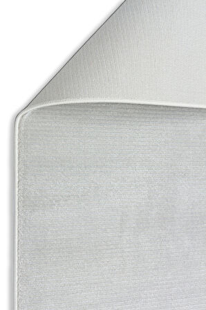 GENOA-52-G Yumuşak Sık Dokuma Modern Salon Koridor Halısı-GÜMÜŞ