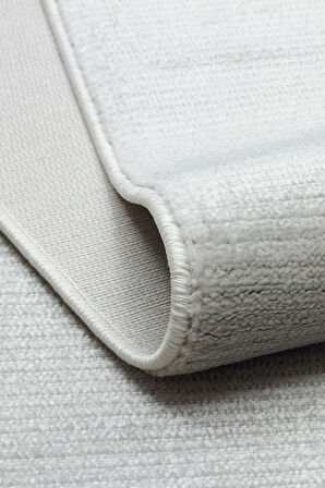 GENOA-52-G Yumuşak Sık Dokuma Modern Salon Koridor Halısı-GÜMÜŞ