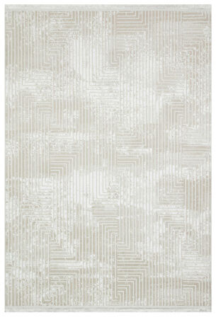 GENOA-55-G Yumuşak Sık Dokuma Modern Salon Koridor Halısı-BEJ