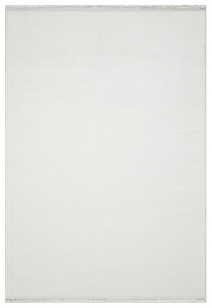 GENOA-59-G Yumuşak Sık Dokuma Modern Salon Koridor Halısı-BEYAZ