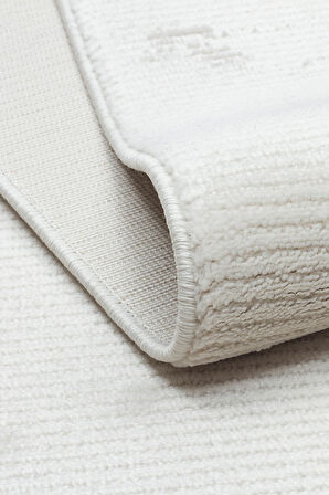 GENOA-60-G Yumuşak Sık Dokuma Modern Salon Koridor Halısı-KREM