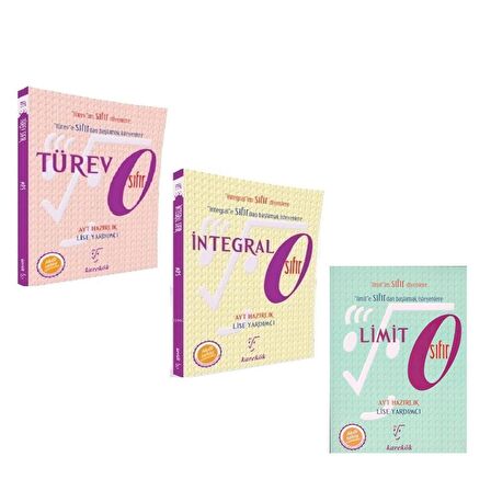 Karekök Limit Türev ve İntegral Sıfır Seti 3 Kitap