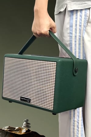 Konfulon F32 2x50W Sürücülü 2 Adet Mikrofonlu BT 5.2 Kablosuz Hoparlör - Siyah