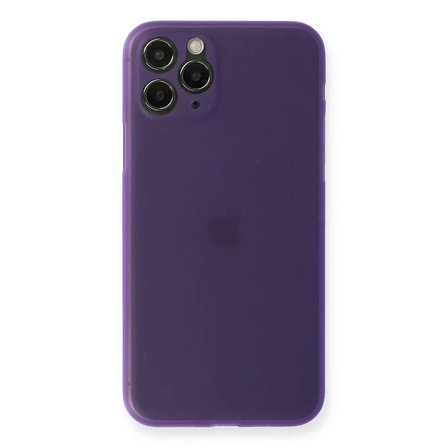 Newface Apple iPhone 11 Pro Max Kılıf PP Ultra İnce Kapak - Mor