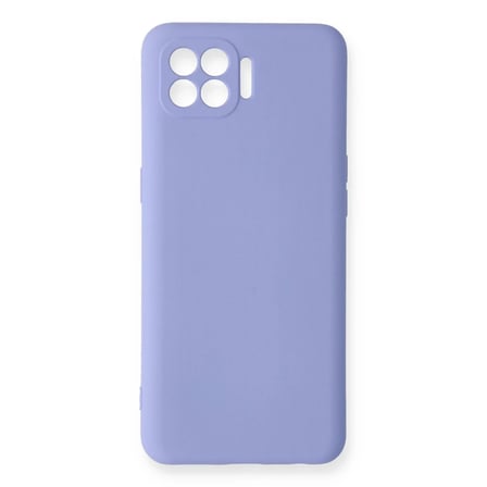 Newface Oppo Reno 4 Lite Kılıf Nano içi Kadife Silikon - Lila
