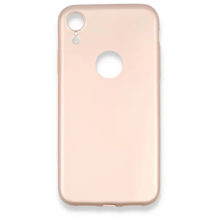 Newface Apple iPhone XR Kılıf First Silikon - Rose Gold