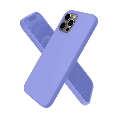 Newface Apple iPhone 12 Pro Max Kılıf First Silikon - Mor