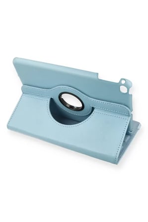 Newface Apple iPad Mini 4 Kılıf 360 Tablet Deri Kılıf - Turkuaz