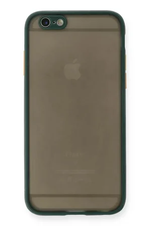 Newface Apple iPhone 6 Kılıf Montreal Silikon Kapak - Yeşil