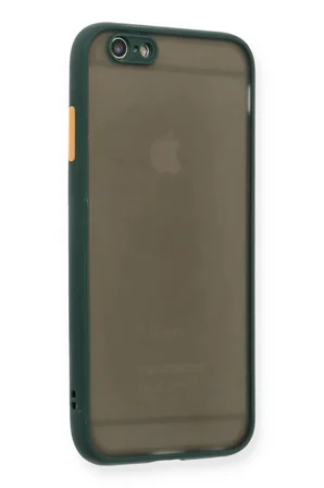 Newface Apple iPhone 6 Kılıf Montreal Silikon Kapak - Yeşil