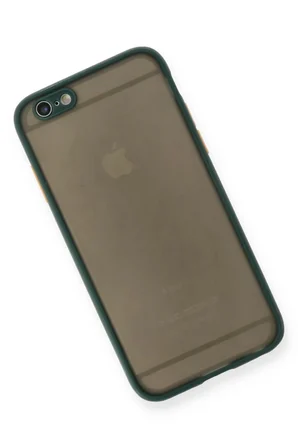 Newface Apple iPhone 6 Kılıf Montreal Silikon Kapak - Yeşil