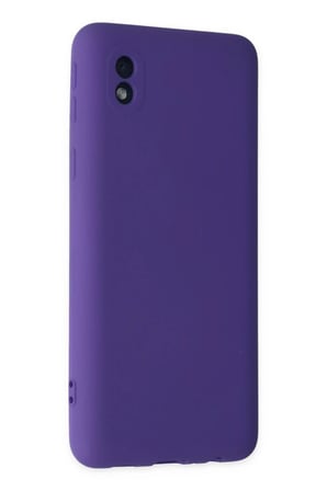 Newface Samsung Galaxy A01 Core Kılıf Nano içi Kadife Silikon - Mor