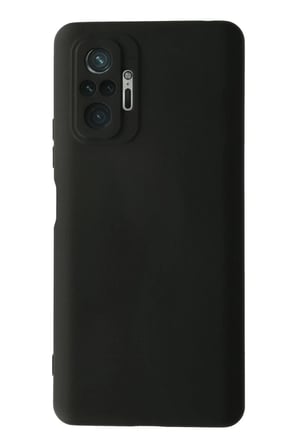 Newface Xiaomi Redmi Note 10 Pro Kılıf Nano içi Kadife Silikon - Siyah