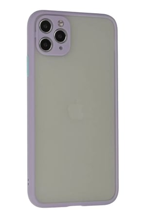 Newface Apple iPhone 12 Pro Kılıf Montreal Silikon Kapak - Mor