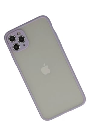 Newface Apple iPhone 12 Pro Kılıf Montreal Silikon Kapak - Mor