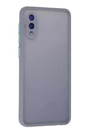 Newface Samsung Galaxy A02 Kılıf Montreal Silikon Kapak - Gri
