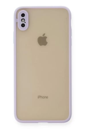 Newface Apple iPhone X Kılıf Montreal Silikon Kapak - Mor