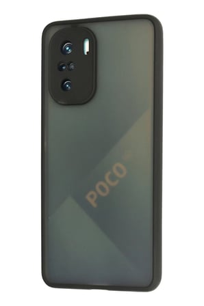 Newface Xiaomi Poco F3 Kılıf Montreal Silikon Kapak - Siyah