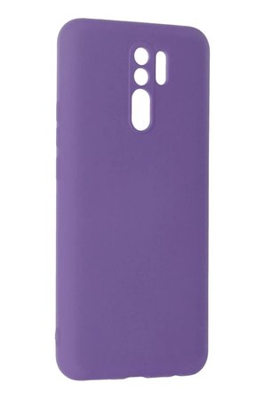 Newface Xiaomi Redmi 9 Kılıf Nano içi Kadife Silikon - Mor