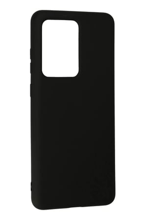 Newface Samsung Galaxy S20 Ultra Kılıf Nano içi Kadife Silikon - Siyah