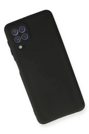 Newface Samsung Galaxy A22 Kılıf First Silikon - Siyah