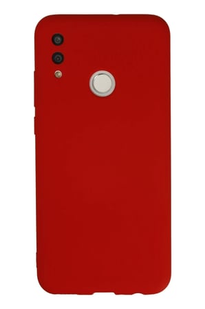 Newface Huawei P Smart 2019 Kılıf Nano içi Kadife Silikon - Kırmızı