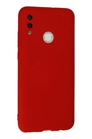 Newface Huawei P Smart 2019 Kılıf Nano içi Kadife Silikon - Kırmızı