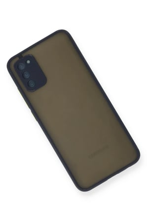 Newface Samsung Galaxy A03S Kılıf Montreal Silikon Kapak - Lacivert