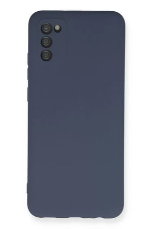 Newface Samsung Galaxy A03S Kılıf Nano içi Kadife Silikon - Gri