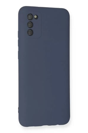 Newface Samsung Galaxy A03S Kılıf Nano içi Kadife Silikon - Gri