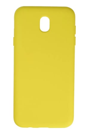Newface Samsung Galaxy J7 Pro / J730 Kılıf Nano içi Kadife Silikon - Sarı