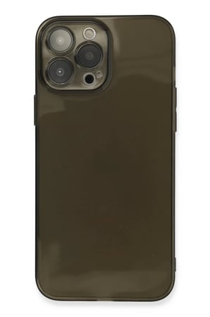 Newface Apple iPhone 13 Pro Max Kılıf Fly Lens Silikon - Siyah