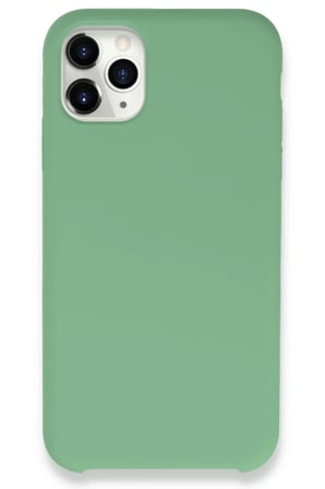 Newface Apple iPhone 11 Pro Max Kılıf Lansman Legant Silikon - Yeşil