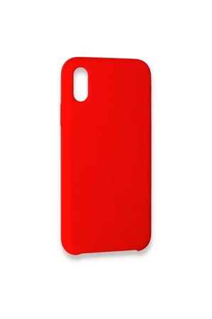 Newface Apple iPhone X Kılıf Lansman Legant Silikon - Kırmızı