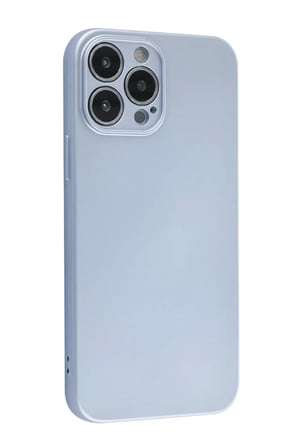 Newface Apple iPhone 13 Pro Kılıf Nano içi Kadife Silikon - Sky Blue
