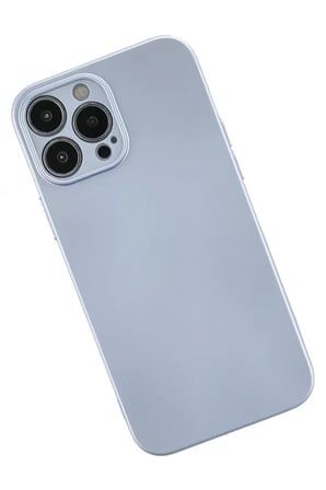 Newface Apple iPhone 13 Pro Kılıf Nano içi Kadife Silikon - Sky Blue