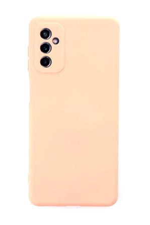 Newface Samsung Galaxy M52 5G Kılıf Nano içi Kadife Silikon - Pudra