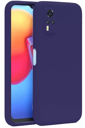 Newface Vivo Y53S Kılıf Nano içi Kadife Silikon - Mor