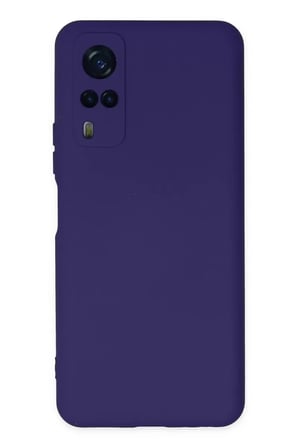 Newface Vivo Y53S Kılıf Nano içi Kadife Silikon - Mor