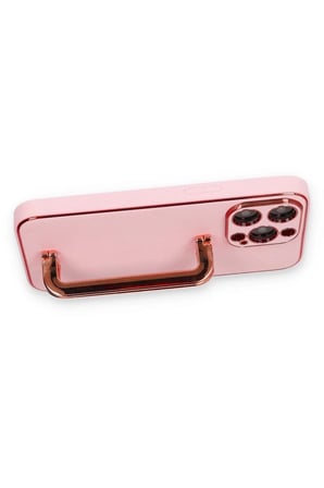 Newface Apple iPhone 13 Pro Max Kılıf Coco Elit Kapak - Pembe