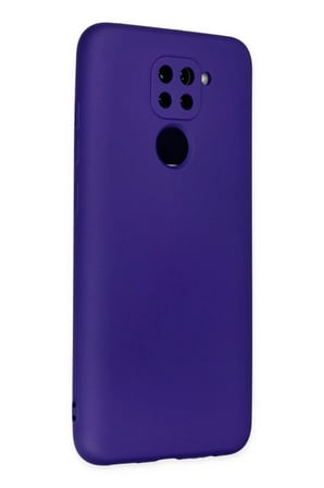 Newface Xiaomi Redmi Note 9 Kılıf Nano içi Kadife Silikon - Mor