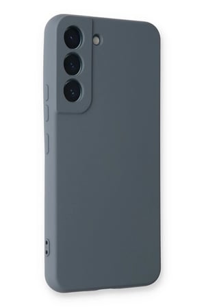 Newface Samsung Galaxy S22 Plus Kılıf Nano içi Kadife Silikon - Gri