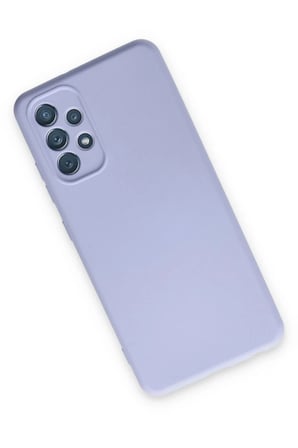 Newface Samsung Galaxy A13 4G Kılıf Nano içi Kadife Silikon - Lila