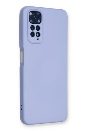 Newface Xiaomi Redmi Note 11 Kılıf Nano içi Kadife Silikon - Lila
